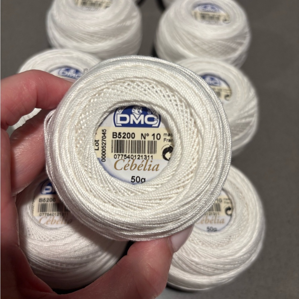 Cebelia Crochet Thread in White